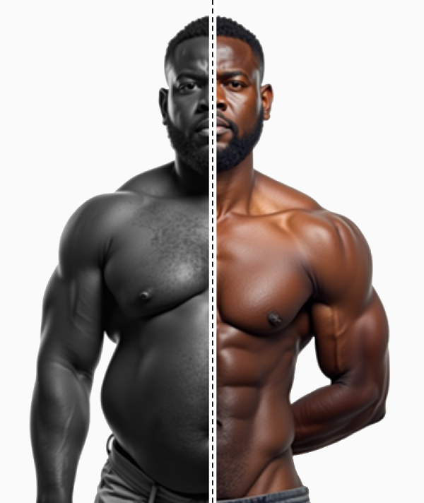 before and after transformation